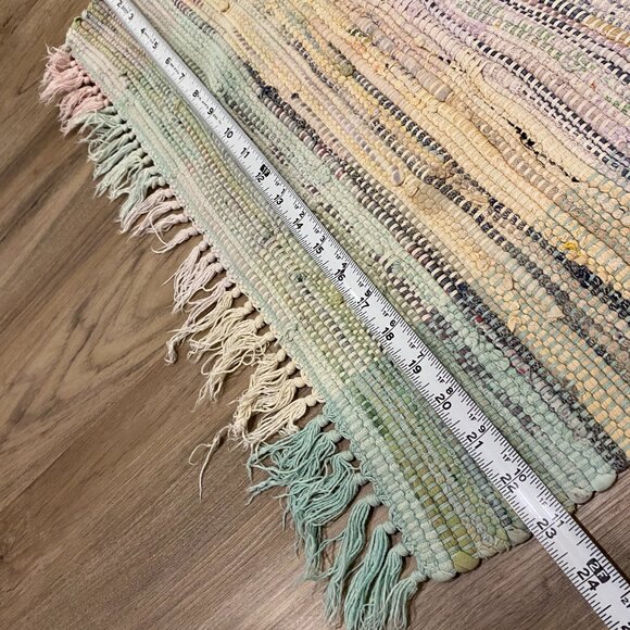 Long Rag Rug Multicolored - Picture 6 of 9